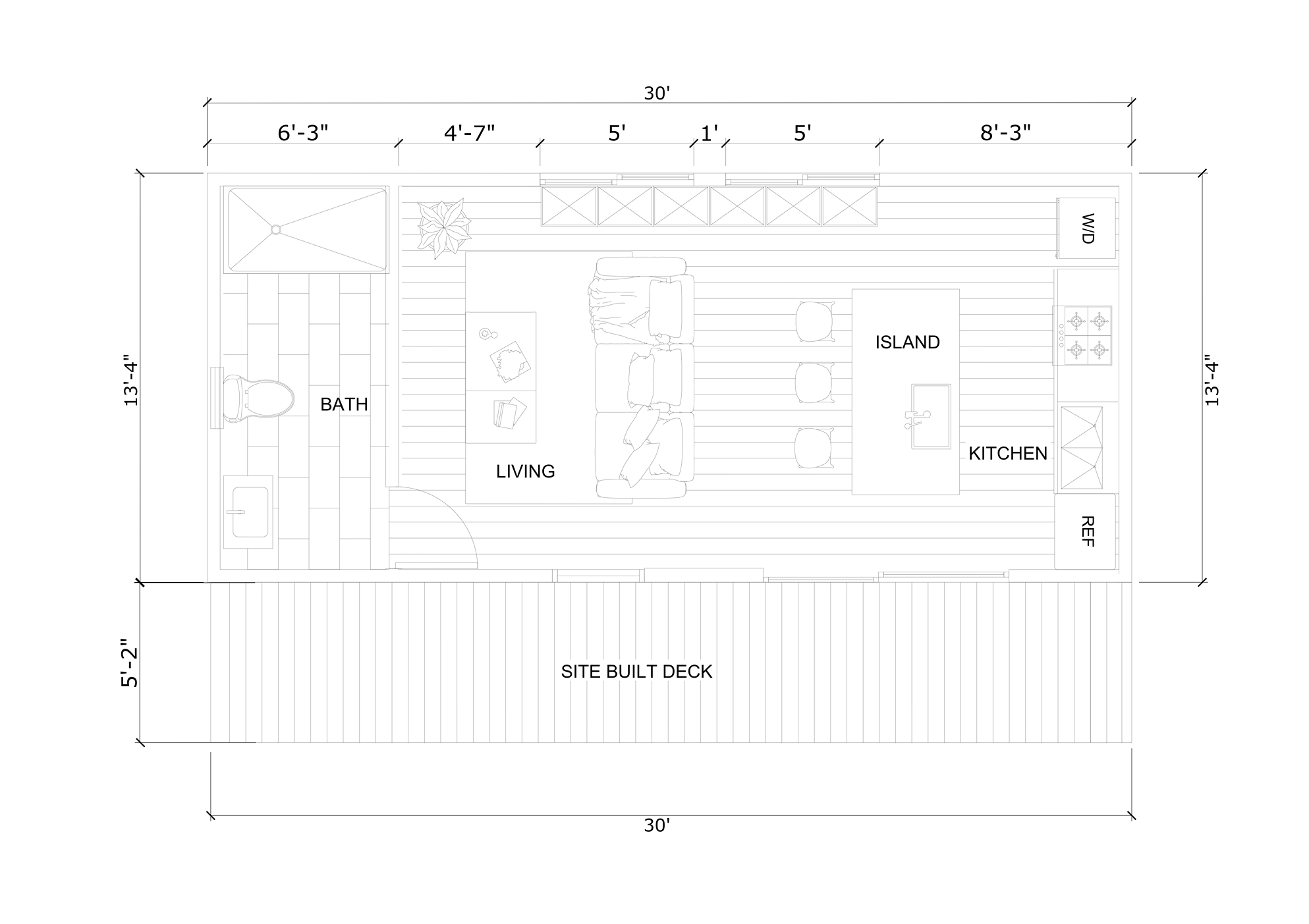 Maverick Studio Floor Plan